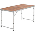 Aluminium Klapptisch Campingtisch 120 x 60 cm hoehenverstellbar