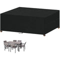 Abdeckung fuer Gartenmoebel 210x100x75cm Wasserdicht Loungemoebel 420D Oxford Gewebe Abdeckhauben fuer Moebelsets Abdeckung Gartenmoebel Winterfest Schutzhuelle Gartenmoebel Abdeckung fuer Gartentisch