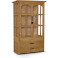 Gartenschrank Gartenhaus Holz Wetterfest Geraeteschrank Geraetehaus Outdoor fuer Aussenbereich Balkon Terrasse Gartenhuette mit 2 Bewegliche Regale 58107180 cm 1155 Natur