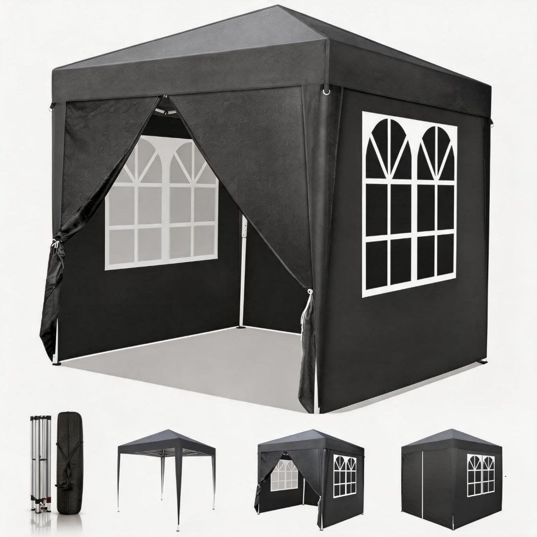 Camping-Teller 4-teiliges Set Salat-Beilagenteller Geschirr Outdoor-Geschirr Edelstahl mit Canvas-Etui S397-1S
