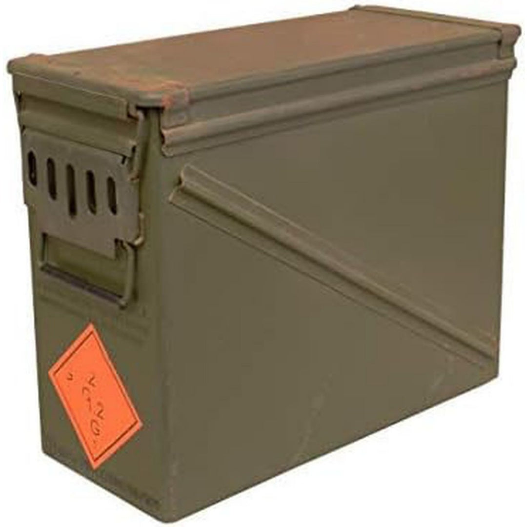 kleine militaerkiste 4api aus metall - militaer truhe offizierskoffer aufbewahrungskiste munitionsbox militaria
